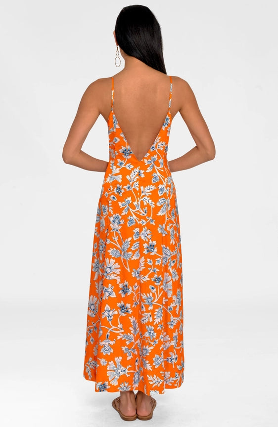 Sway & Twirl Dress - Stunning Stippling Orange-Dress-Gretchen Scott LLC-XS-Orange-Urbanheer