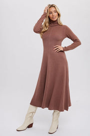 Sweater Maxi Dress-Dress-Bluivy-S-MOCHA-Urbanheer