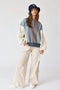 Sweatshirt Blue Multi-Sweatshirt-Papermoon-S-Urbanheer