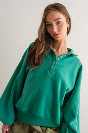 Sweatshirt Green-Sweatshirt-Papermoon-S-Urbanheer