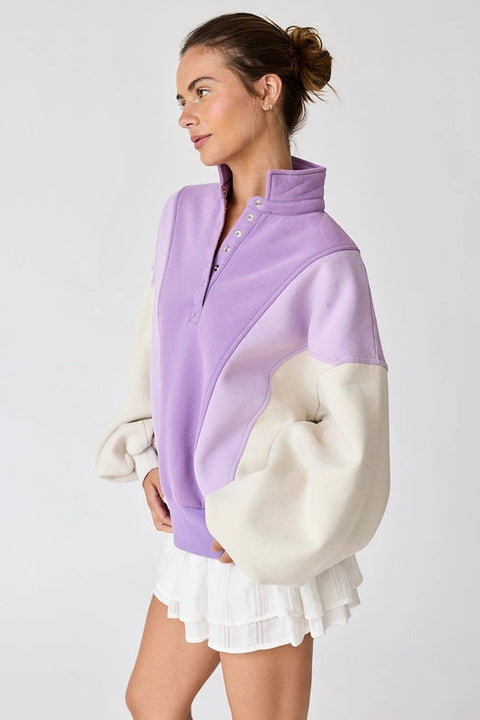 Sweatshirt Lavender Multi-Sweatshirt-Papermoon-S-Urbanheer