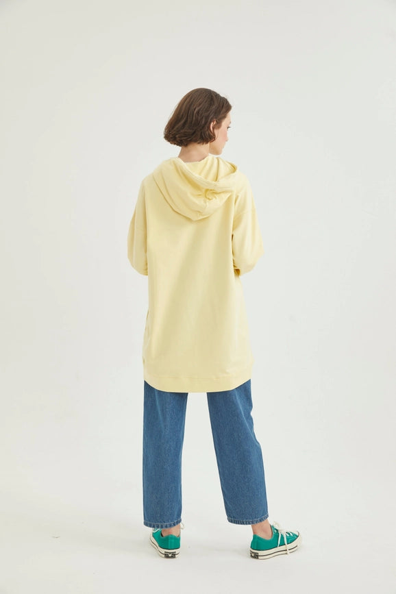 Sweatshirt Yellow 100% Cotton-Sweatshirt-SAARADE-standard-yellows-Urbanheer