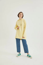 Sweatshirt Yellow 100% Cotton-Sweatshirt-SAARADE-standard-yellows-Urbanheer