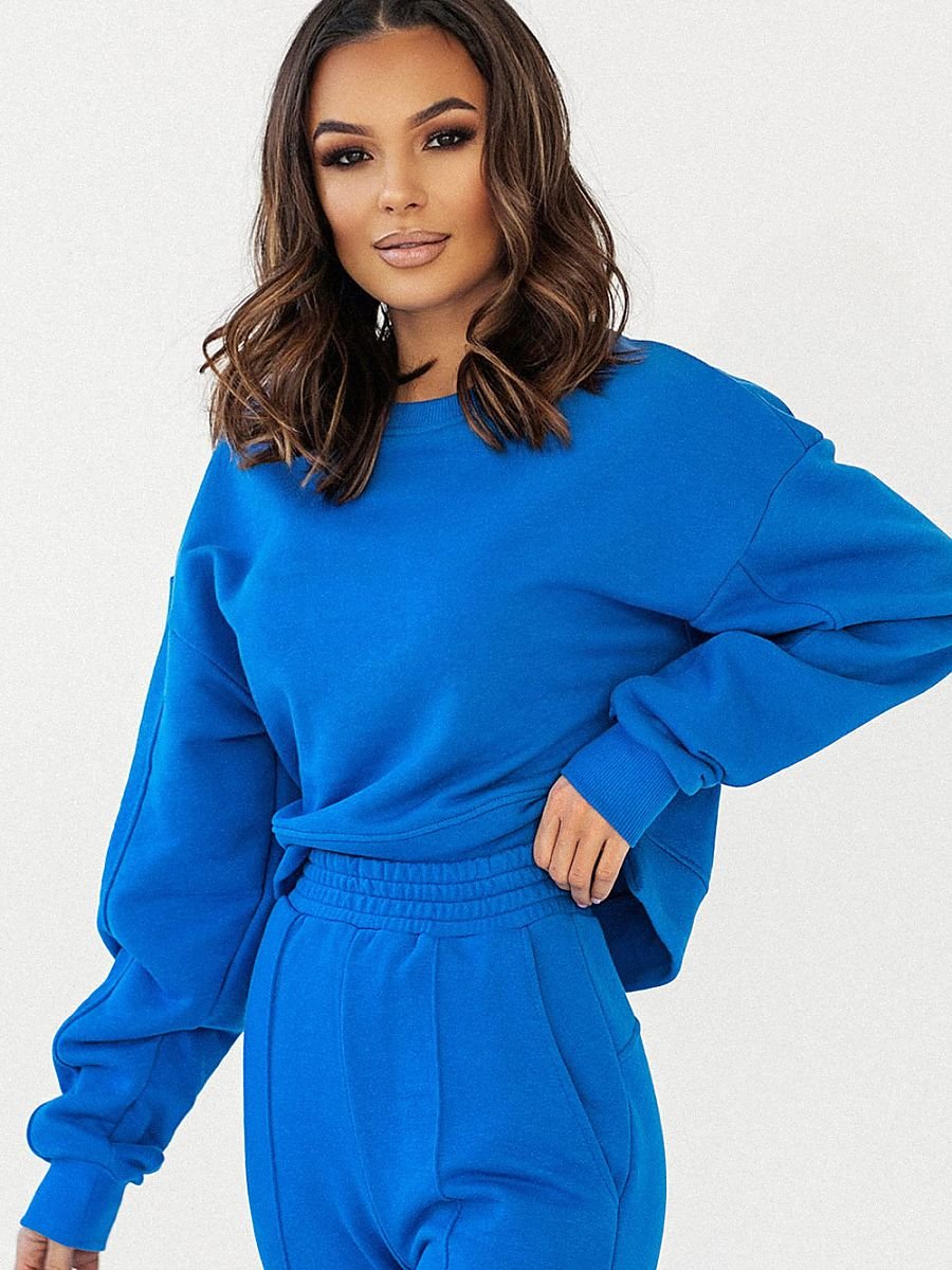 Sweatshirt Women Outfit 177273 Ivon-Sweatshirts for Women-IVON-blue-M/L-Urbanheer
