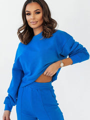 Sweatshirt Women Outfit 177273 Ivon-Sweatshirts for Women-IVON-blue-M/L-Urbanheer