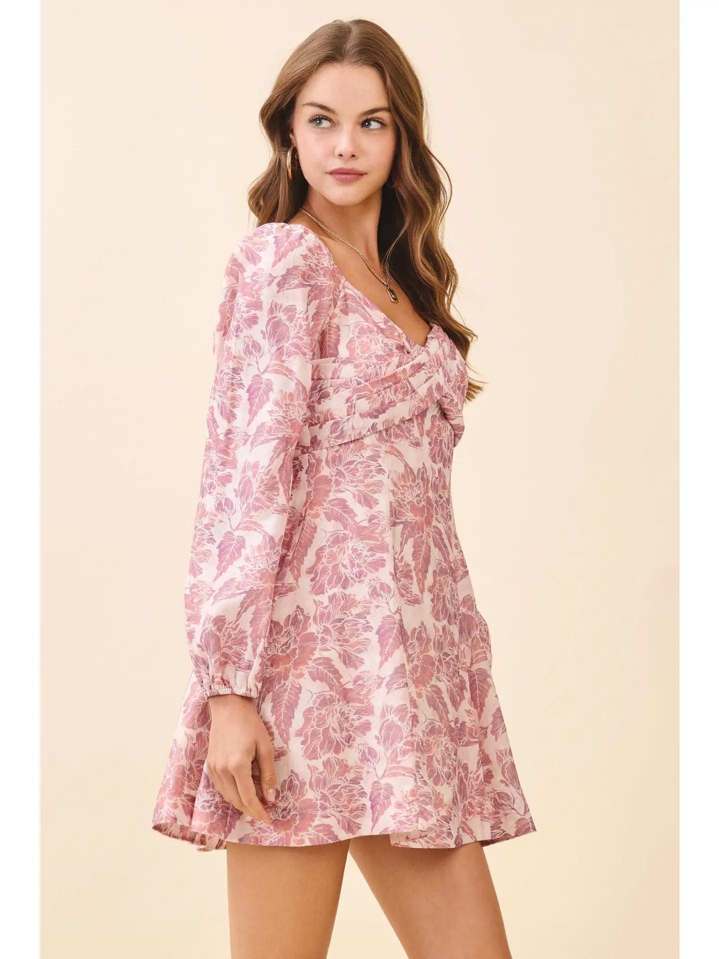 Sweetheart Neck Ruched Crossover Detail Dress