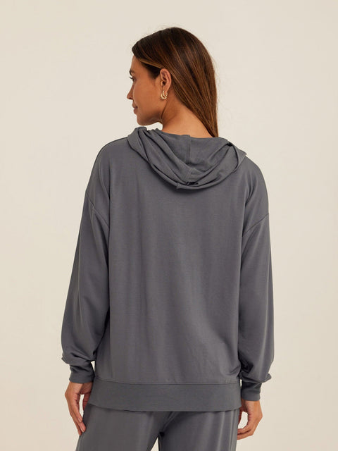 Sylvie Modal Terry Oversized Pullover Hoodie