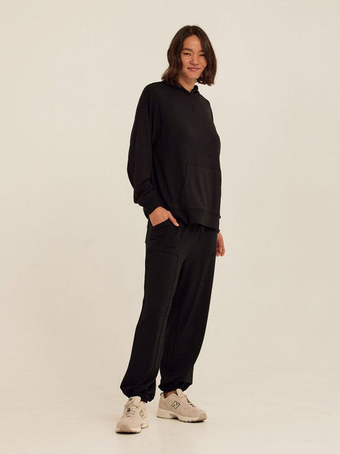 Sylvie Modal Terry Oversized Pullover Hoodie