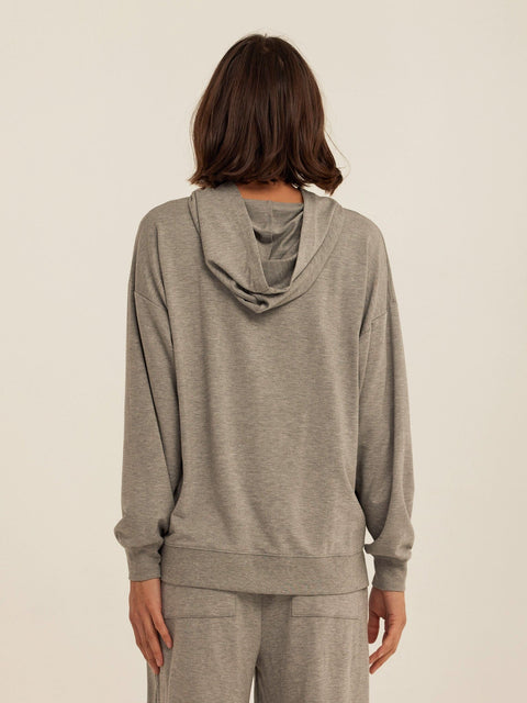 Sylvie Modal Terry Oversized Pullover Hoodie