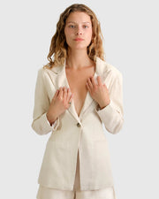 Synergy Wrap Blazer-Blazer-belle & bloom-XS-Urbanheer