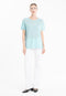 T-shirt col rond cachemire turquoise femme - AVA 6-t-shirt femme-Studio Cashmere8-S-SC8-01133-turquoise-Urbanheer