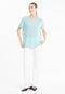 T-shirt col rond cachemire turquoise femme - AVA 6-t-shirt femme-Studio Cashmere8-S-SC8-01133-turquoise-Urbanheer