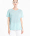 T-shirt col rond cachemire turquoise femme - AVA 6-t-shirt femme-Studio Cashmere8-S-SC8-01133-turquoise-Urbanheer