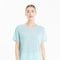 T-shirt col rond cachemire turquoise femme - AVA 6-t-shirt femme-Studio Cashmere8-S-SC8-01133-turquoise-Urbanheer