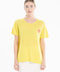 T-shirt col rond en cachemire jaune fluo brodé femme - KELLY 15-col rond femme-Studio Cashmere8-S-M-SC8-01096-jaune fluo/imprimé-Urbanheer