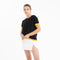 T-shirt col rond ultrafin cachemire et laine noir/ jaune femme - KELLY 1-col rond femme-Studio Cashmere8-S-M-SC8-01014-noir/jaune-Urbanheer