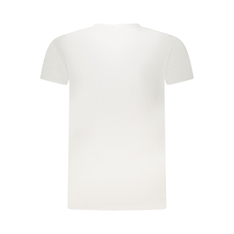 T-shirt w/ Orange Logo - White