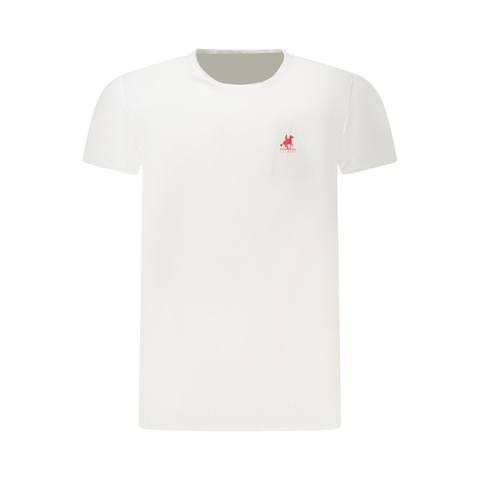 T-shirt w/ Orange Logo - White