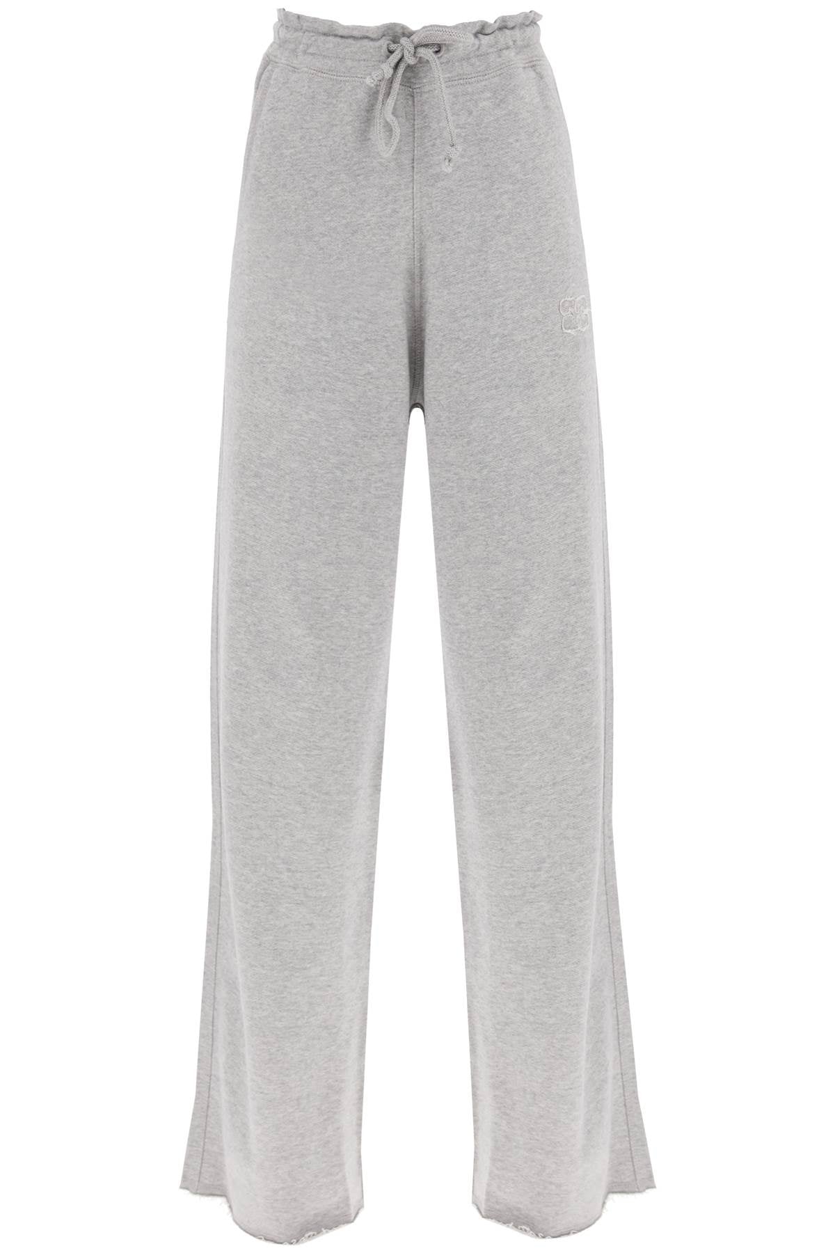 Ganni Wide Leg Joggers-Joggers-GANNI-Grey-XS-Urbanheer