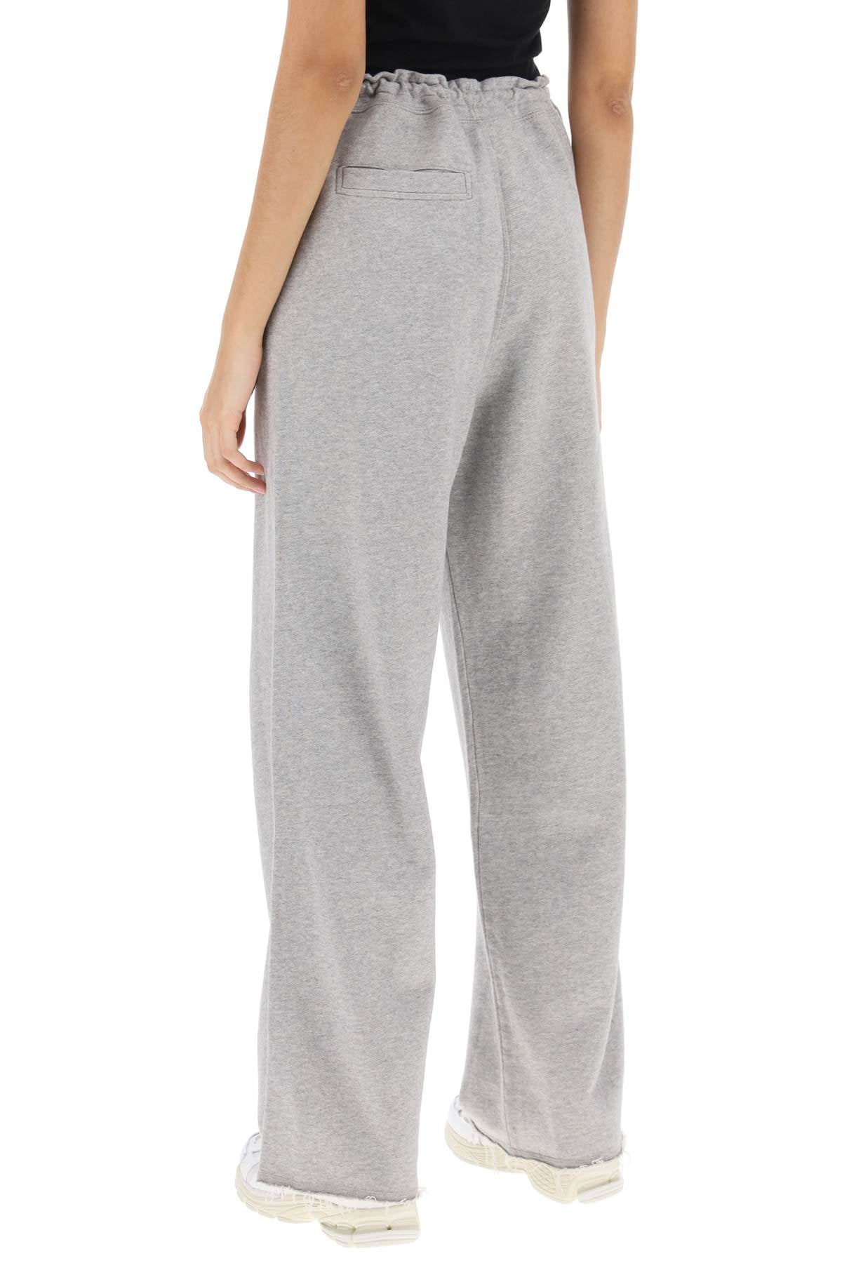 Ganni Wide Leg Joggers-Joggers-GANNI-Grey-XS-Urbanheer