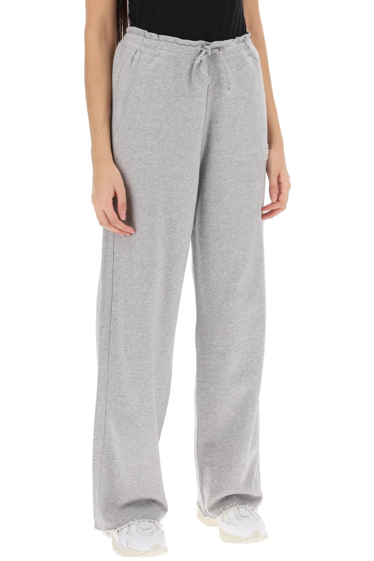 Ganni Wide Leg Joggers-Joggers-GANNI-Grey-XS-Urbanheer