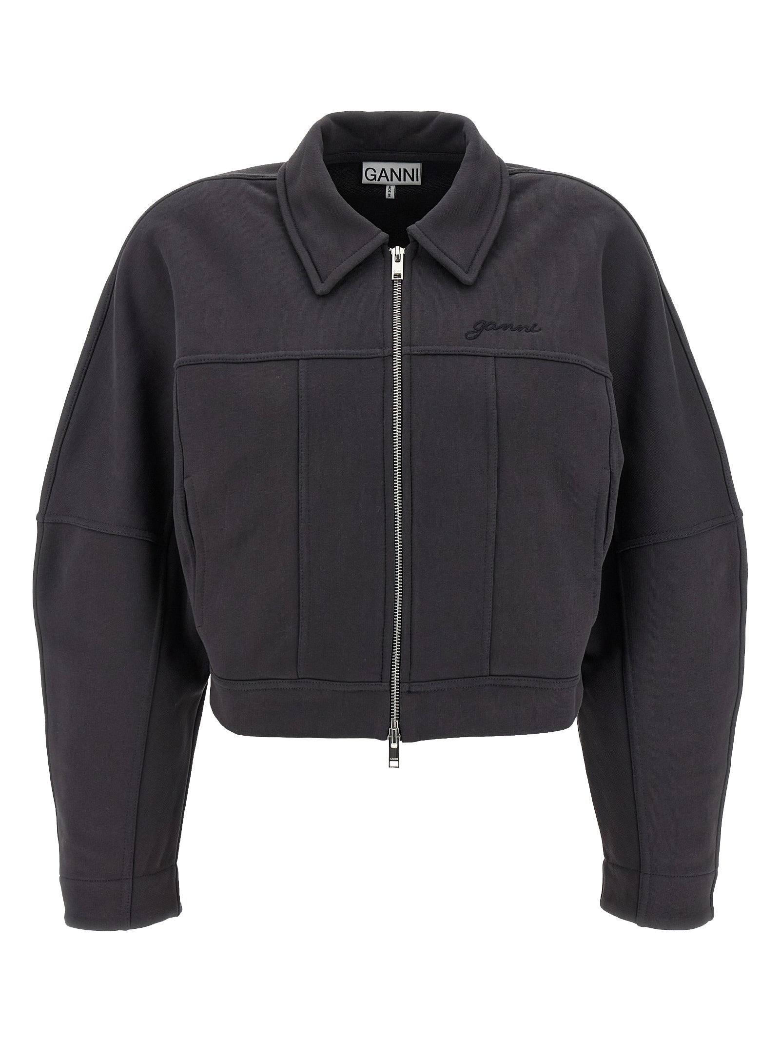Ganni Heavy Terry Jersey Bomber Jacket
