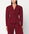 THE ANDAMANE Burgundy single-breasted jacket
