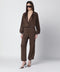THE ANDAMANE Grace knit set in Chocolate