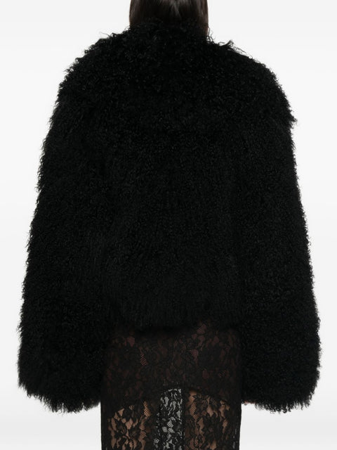 THE ATTICO Coats BLACK