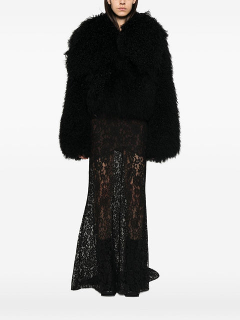 THE ATTICO Coats BLACK