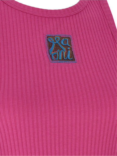 Marni Logo Patch Tank Top