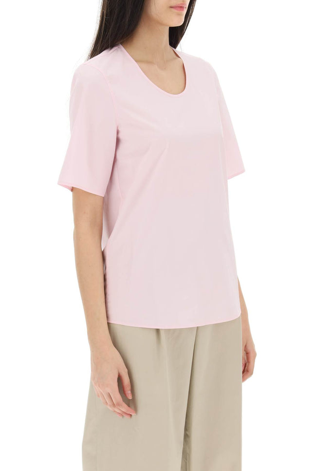 Lemaire Cotton T-Shirt Pink-Clothing T-shirts-Lemaire-Pink-34-Urbanheer
