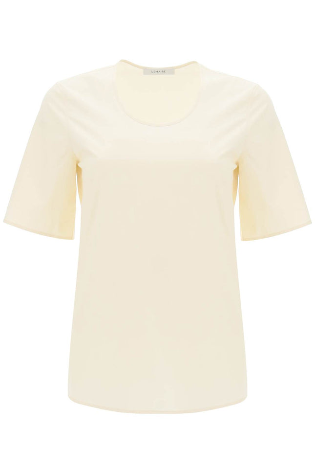 Lemaire Cotton T-Shirt-Clothing T-shirts-Lemaire-Beige-34-Urbanheer