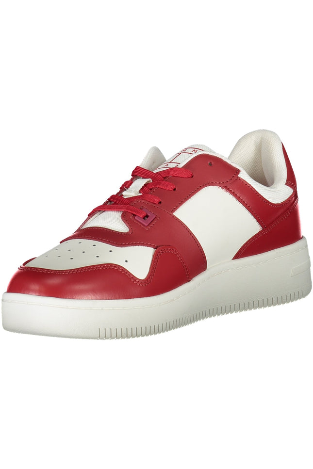TOMMY HILFIGER MEN'S RED SPORTS SHOES-Sneakers-TOMMY HILFIGER-Urbanheer