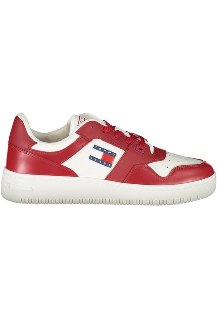 TOMMY HILFIGER MEN'S RED SPORTS SHOES-Sneakers-TOMMY HILFIGER-Urbanheer