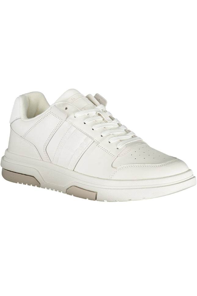TOMMY HILFIGER MEN'S WHITE SPORTS SHOES-Sneakers-TOMMY HILFIGER-Urbanheer
