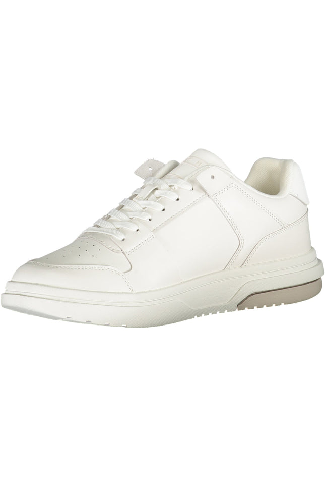 TOMMY HILFIGER MEN'S WHITE SPORTS SHOES-Sneakers-TOMMY HILFIGER-Urbanheer