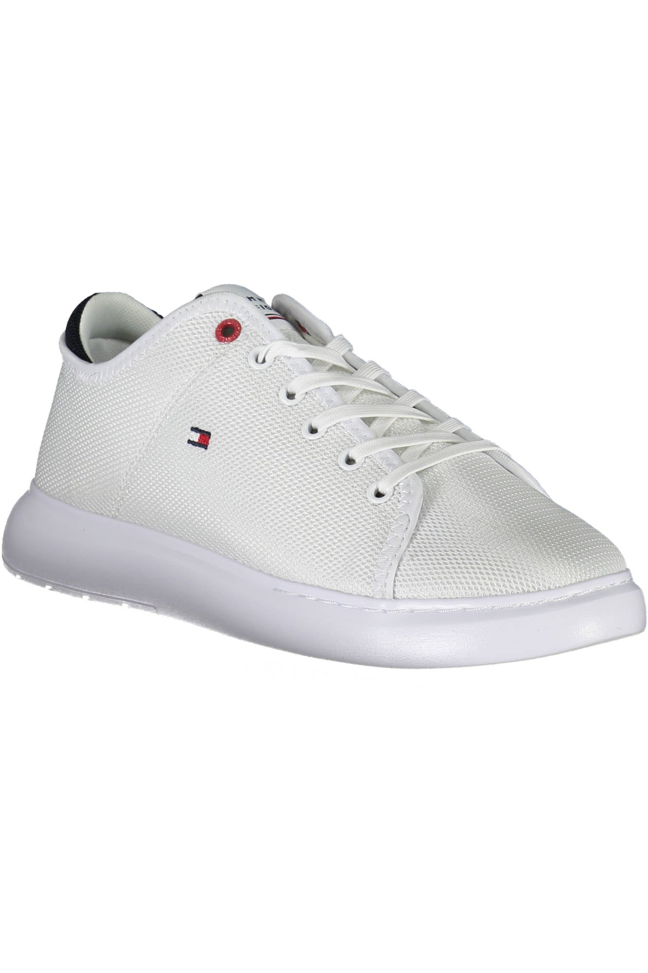 TOMMY HILFIGER WHITE MAN SPORT SHOES-Sneakers-TOMMY HILFIGER-WHITE-42-Urbanheer