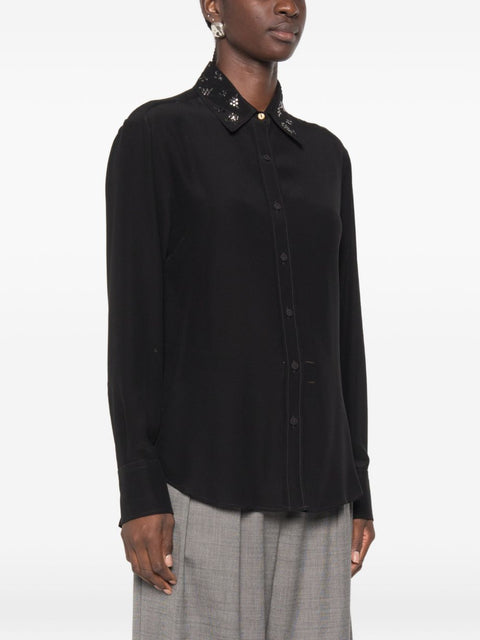 TRAME AUREE Shirts BLACK