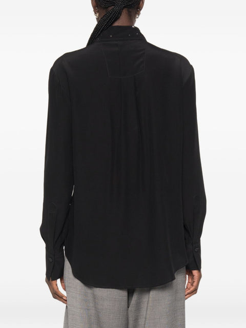 TRAME AUREE Shirts BLACK