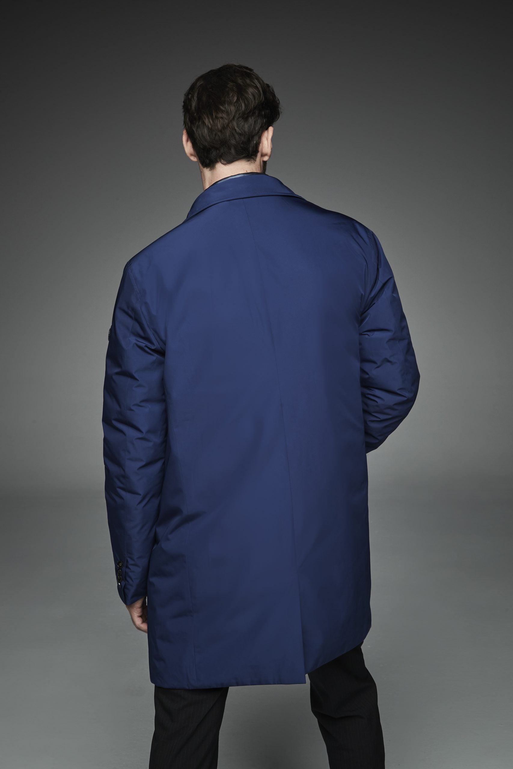 Men Semi-fitted cut parka TRAVELLER Navy-Parka-Henry Arroway-S-Navy-Urbanheer
