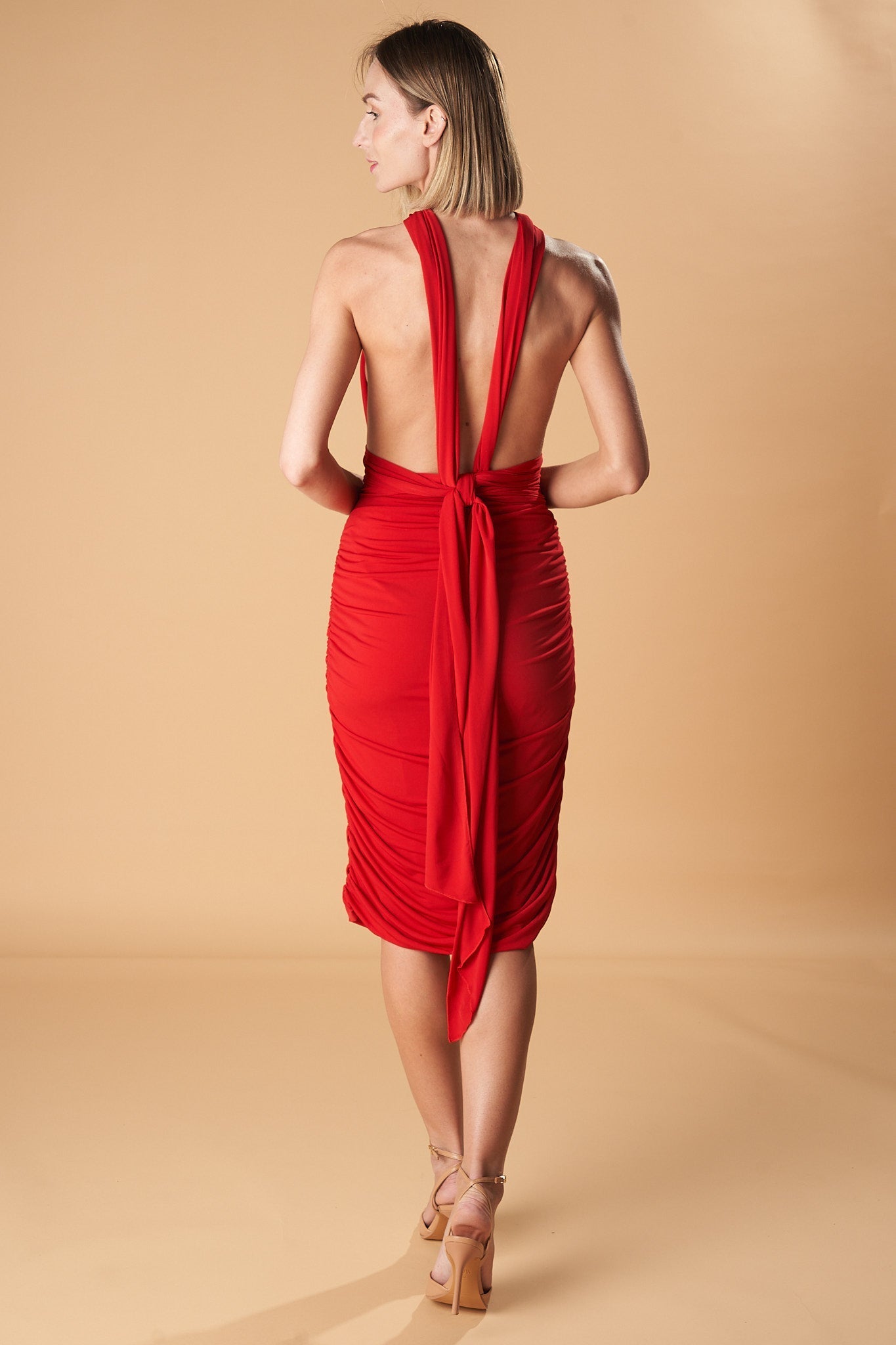 TUBE DRESS-MULTIDRESS-Ceylan Bcn-RED-ÚNICA-Urbanheer