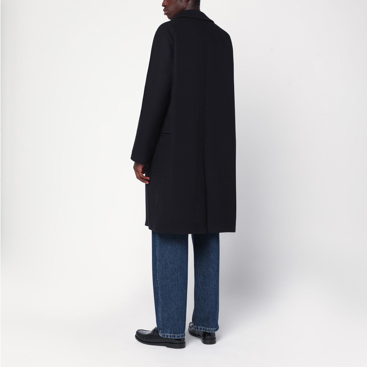 Tagliatore Loyds coat in black Tailor