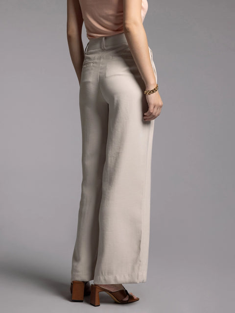 Tailored Wide Leg Pants - Lacy Pants