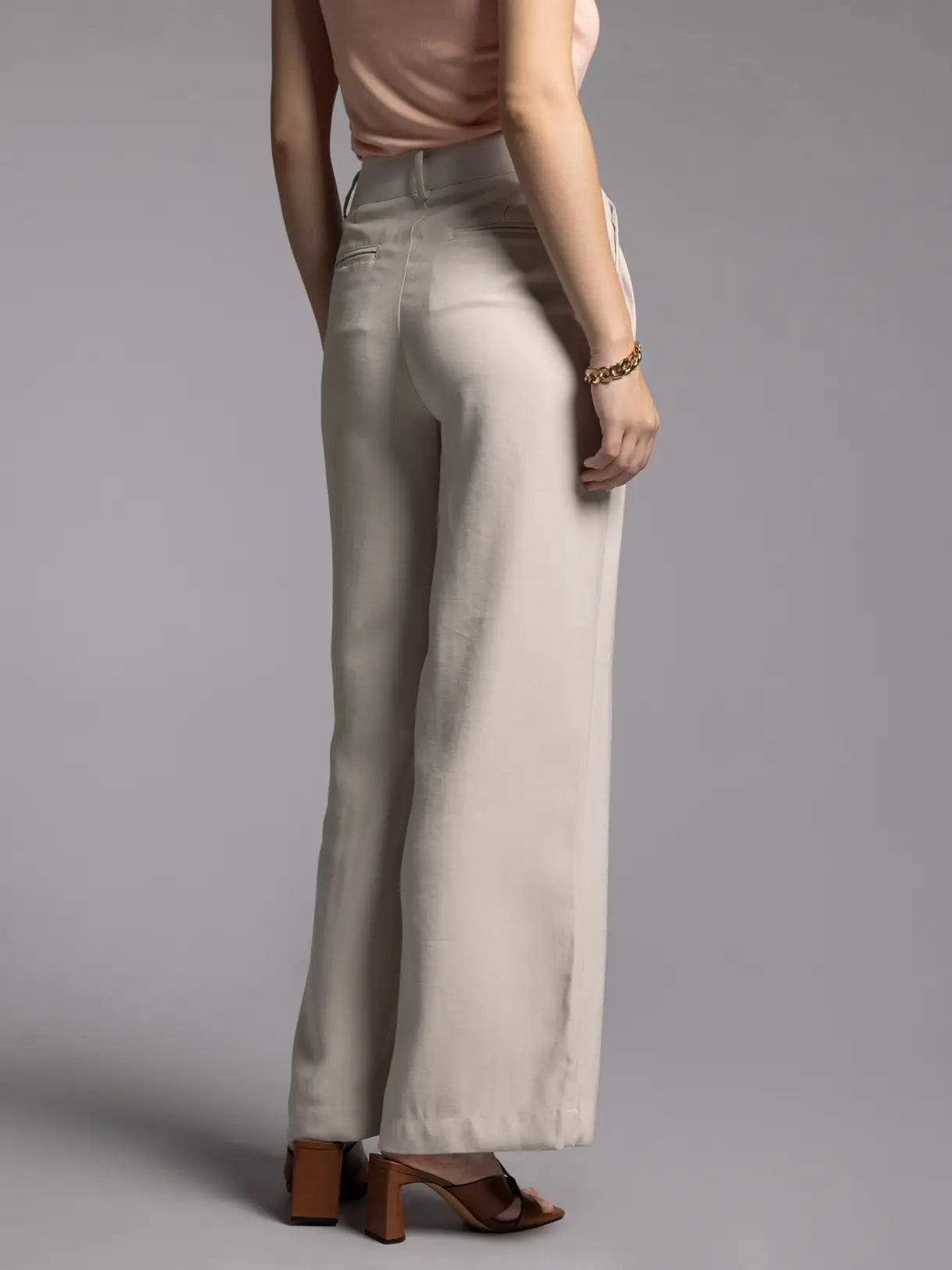 Tailored Wide Leg Pants