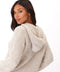 Tanisha Boucle Henley Hoodie