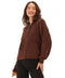 Tanisha Boucle Henley Hoodie