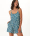 Tansie Micro Bloom Print Luxe Jersey Romper