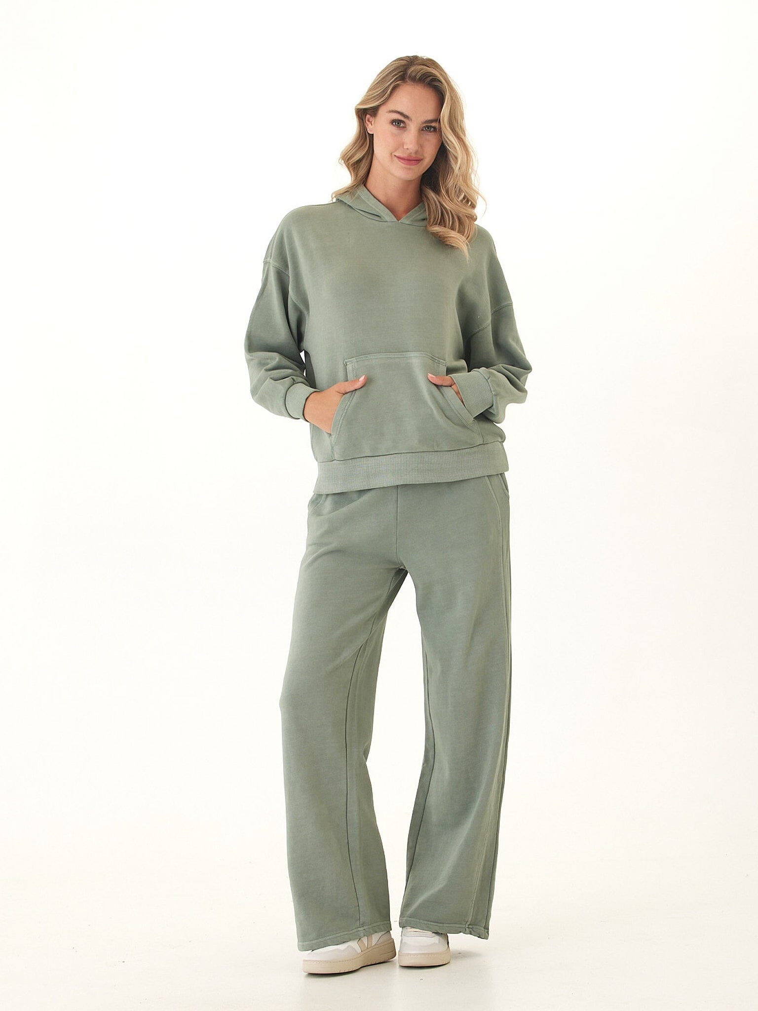 Tanya Mineral Wash Cotton Terry Pullover Hoodie
