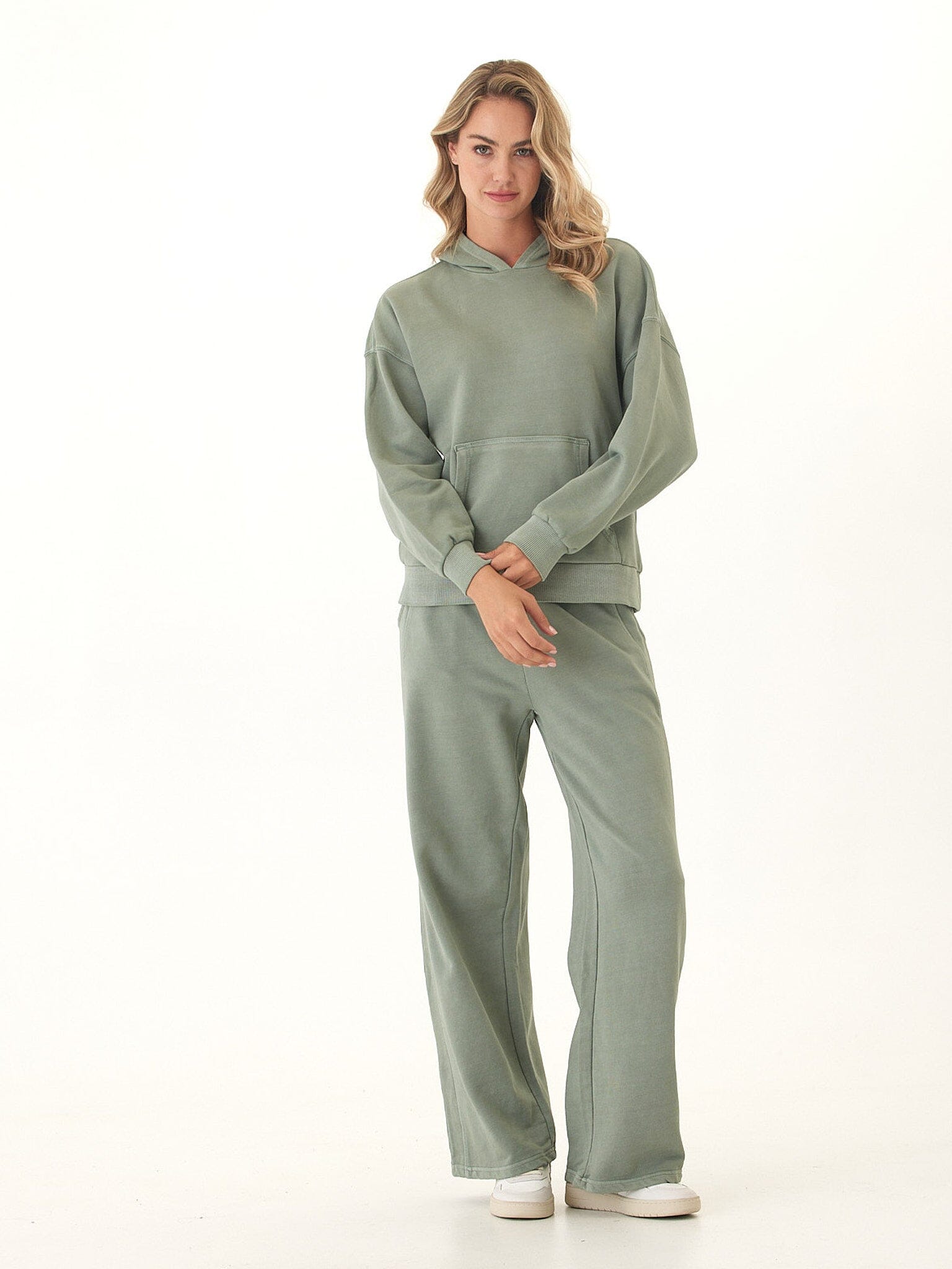 Tanya Mineral Wash Cotton Terry Pullover Hoodie